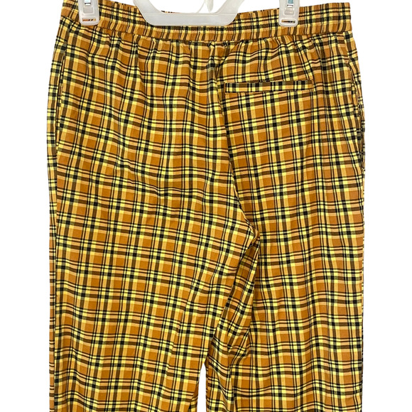 Urban Outfitters Sz M Colette Pull-On Pants 31"In Straight Leg Plaid Preppy Geek - Picture 6 of 9